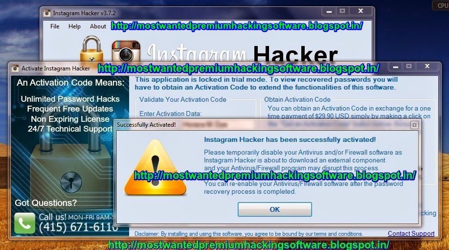account hacker v3.9.9 activation code crack
